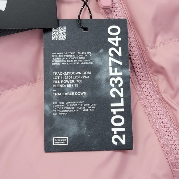 Under Armour Jacket Pink 700 Down Cold Gear Infrared 1378858 Women’s Size L New - Picture 7 of 14